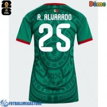 Fotballdrakt Dame Mexico Roberto Alvarado #25 Hjemmedrakt VM 2026 Kortermet